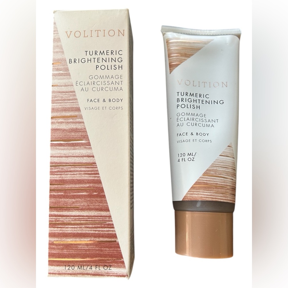 Volition Tumeric Brightening Polish for Face and Body 120ml NIB - Picture 4 of 4